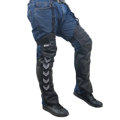 GP Kompozit Universal Bacak Koruma Örtüsü Siyah-Gri  (1 Adet Boyunluk Hediye)