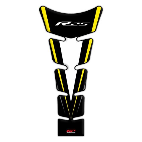 GP Kompozit Yamaha R25 2015-2018 Uyumlu Tank Pad Seti Sarı