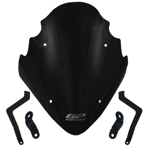 GP Kompozit Bajaj Pulsar NS 400 Z 2025-2026 Uyumlu Ön Cam Siyah