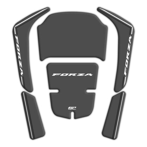 GP Kompozit Honda Forza 250 2018-2026 Uyumlu Tank Pad Gri