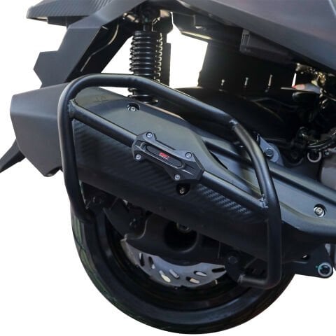 GP Kompozit SYM Joymax Z 250 / Z 250 Plus 2023-2026 Uyumlu Egzoz Koruma Demiri Siyah