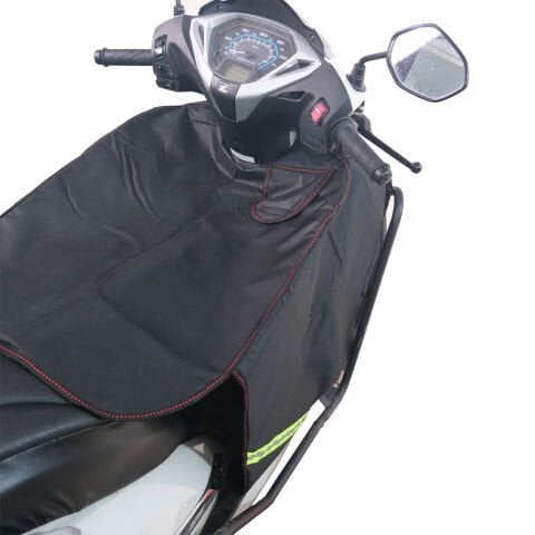 GP Kompozit Universal Reflektifli Motosiklet Diz Örtüsü Siyah (1 Adet Boyunluk Hediye)