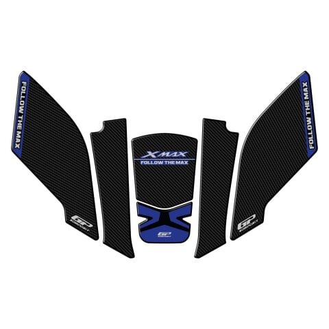 GP Kompozit Yamaha XMAX 2023-2025 Uyumlu Tank Pad Mavi