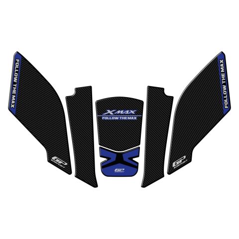 GP Kompozit Yamaha XMAX 2023-2026 Uyumlu Tank Pad Mavi