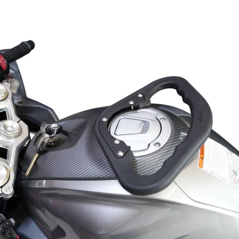 GP Kompozit CF Moto 250 SR 2020-2026 Uyumlu Depo Üstü Artçı Tutamak Siyah