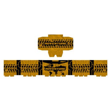 GP Kompozit DSN03 57 lt Alüminyum Motosiklet Çanta Uyumlu Sticker