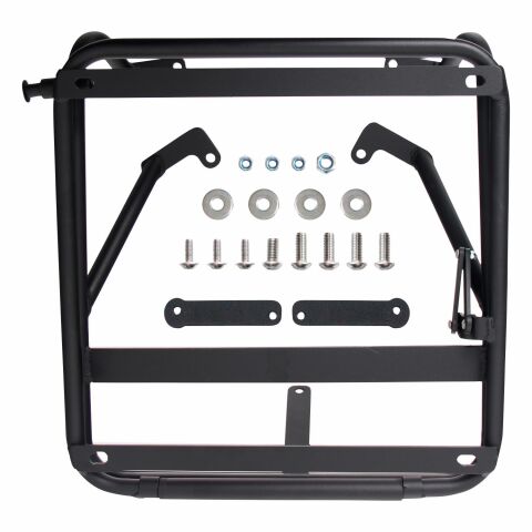 GP Kompozit Honda Activa 2023-2026 Uyumlu Damperli Arka Çanta Demiri Siyah