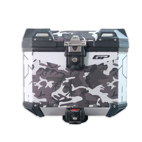 GP Kompozit DSN01 Universal 37 lt Desenli Alüminyum Motosiklet Çantası