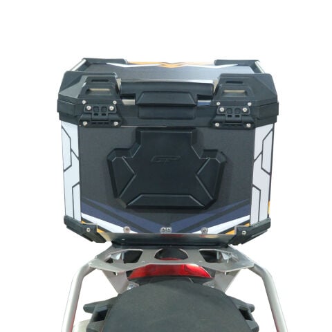 GP Kompozit DSN07 Universal 37 lt Desenli Alüminyum Motosiklet Çantası