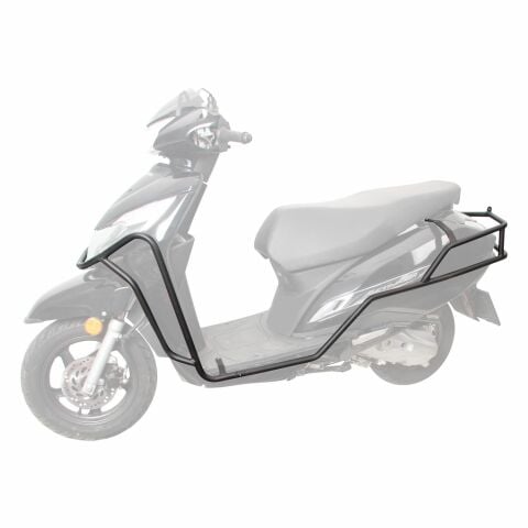 GP Kompozit Honda Activa 2023-2024 Uyumlu Motor Koruma Demiri Siyah