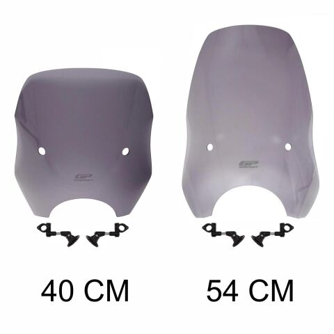 GP Kompozit Scooter Universal Ayarlanabilir Ön Cam Füme