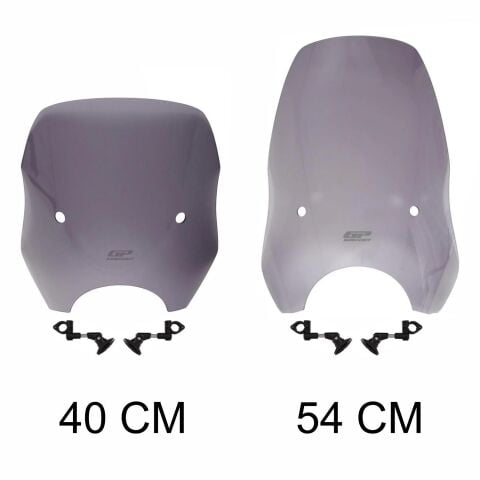 GP Kompozit Scooter Universal Ayarlanabilir Ön Cam Füme