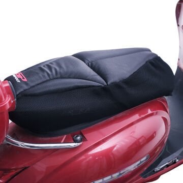 GP Kompozit Arora Cappucino 50 / 125 2019-2024 Uyumlu Fileli Motosiklet Konfor Sele Kılıfı Siyah