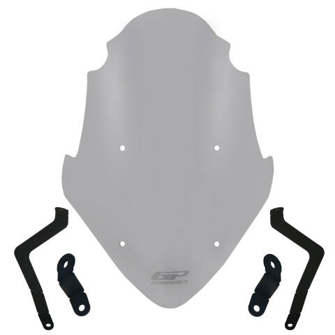 GP Kompozit Bajaj Pulsar NS 400 Z 2025-2026 Uyumlu Ön Tur Camı Füme