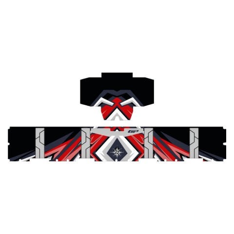 GP Kompozit DSN10 57 lt Alüminyum Motosiklet Çanta Uyumlu Sticker