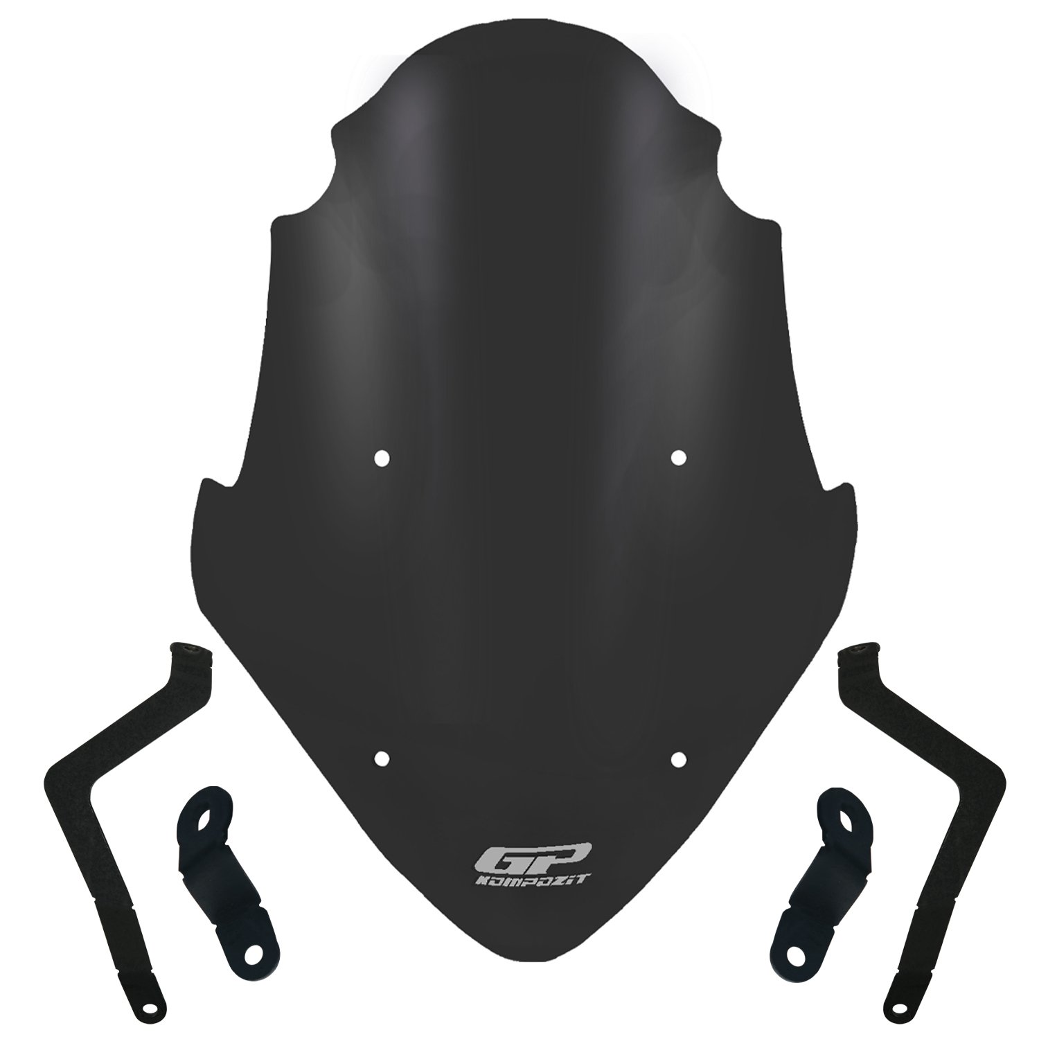 GP Kompozit Bajaj Pulsar NS 400 Z 2025 Uyumlu Ön Tur Camı Siyah