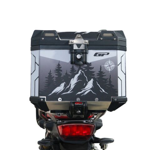 GP Kompozit DSN05 Universal 37 lt Desenli Alüminyum Motosiklet Çantası