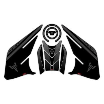GP Kompozit Yamaha MT-07 2021-2024 Uyumlu Tank Pad Seti Siyah