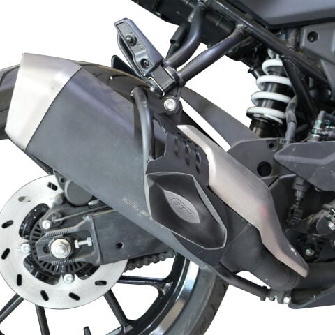 GP Kompozit CF Moto 250 SR 2026 Uyumlu Egzoz Koruma Demiri Siyah