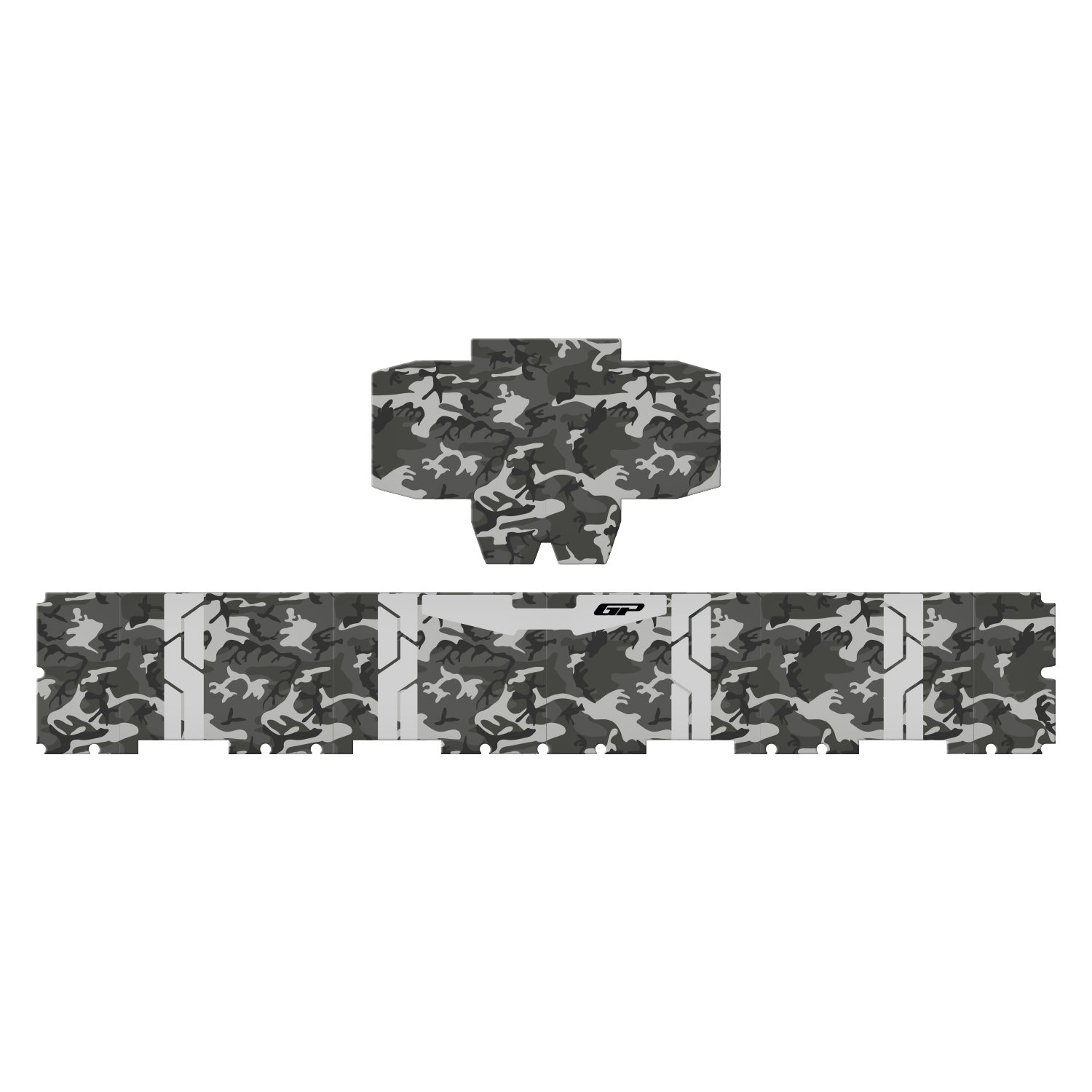 GP Kompozit DSN01 57 lt Alüminyum Motosiklet Çanta Uyumlu Sticker