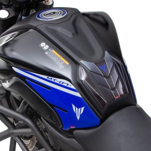 GP Kompozit Yamaha MT-07 2021-2024 Uyumlu Tank Pad Seti Mavi