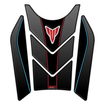 GP Kompozit Yamaha MT-07 2021-2024 Uyumlu Tank Pad Seti Kırmızı-Gri