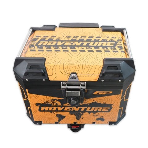 GP Kompozit DSN03 Universal 37 lt Desenli Alüminyum Motosiklet Çantası