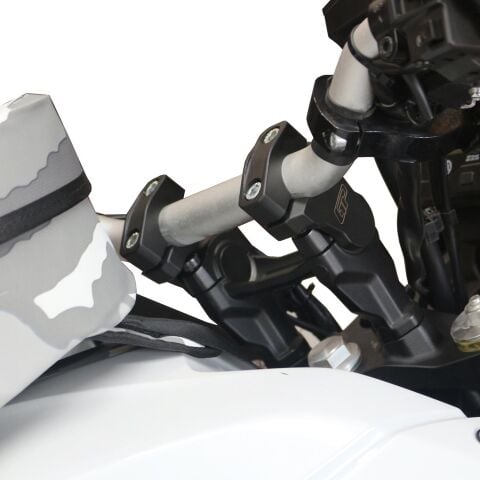 GP Kompozit Yamaha Tenere 700 2019-2023 Uyumlu Gidon Yükseltme 28mm 3.5 Siyah