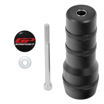 GP Kompozit Honda Forza 750 2021-2024 Uyumlu Egzoz Koruma Takozu Siyah