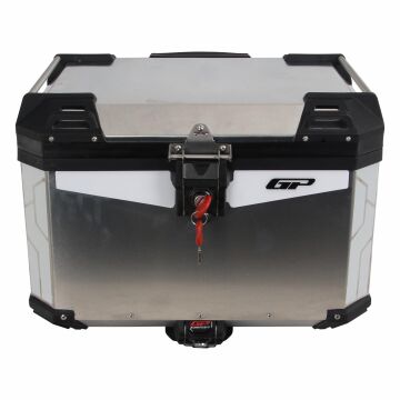 GP Kompozit Universal 57 lt Alüminyum Motosiklet Çantası Gri