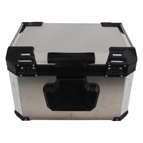 GP Kompozit Universal 57 lt Alüminyum Motosiklet Çantası Gri