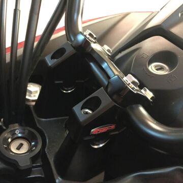 GP Kompozit Honda NC 700 X-S / NC 750 X-S 2012-2025 Uyumlu Gidon Yükseltme Siyah