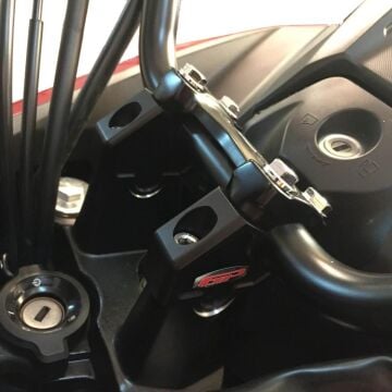 GP Kompozit Honda NC 700 X-S / NC 750 X-S 2012-2025 Uyumlu Gidon Yükseltme Siyah