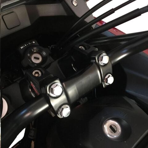 GP Kompozit Honda NC 700 X-S / NC 750 X-S 2012-2025 Uyumlu Gidon Yükseltme Siyah