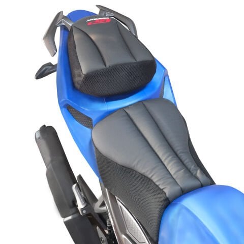 GP Kompozit SLK03 Universal İki Parça Motosiklet Konfor Sele Kılıfı Siyah