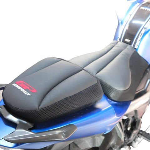 GP Kompozit SLK03 Universal İki Parça Motosiklet Konfor Sele Kılıfı Siyah