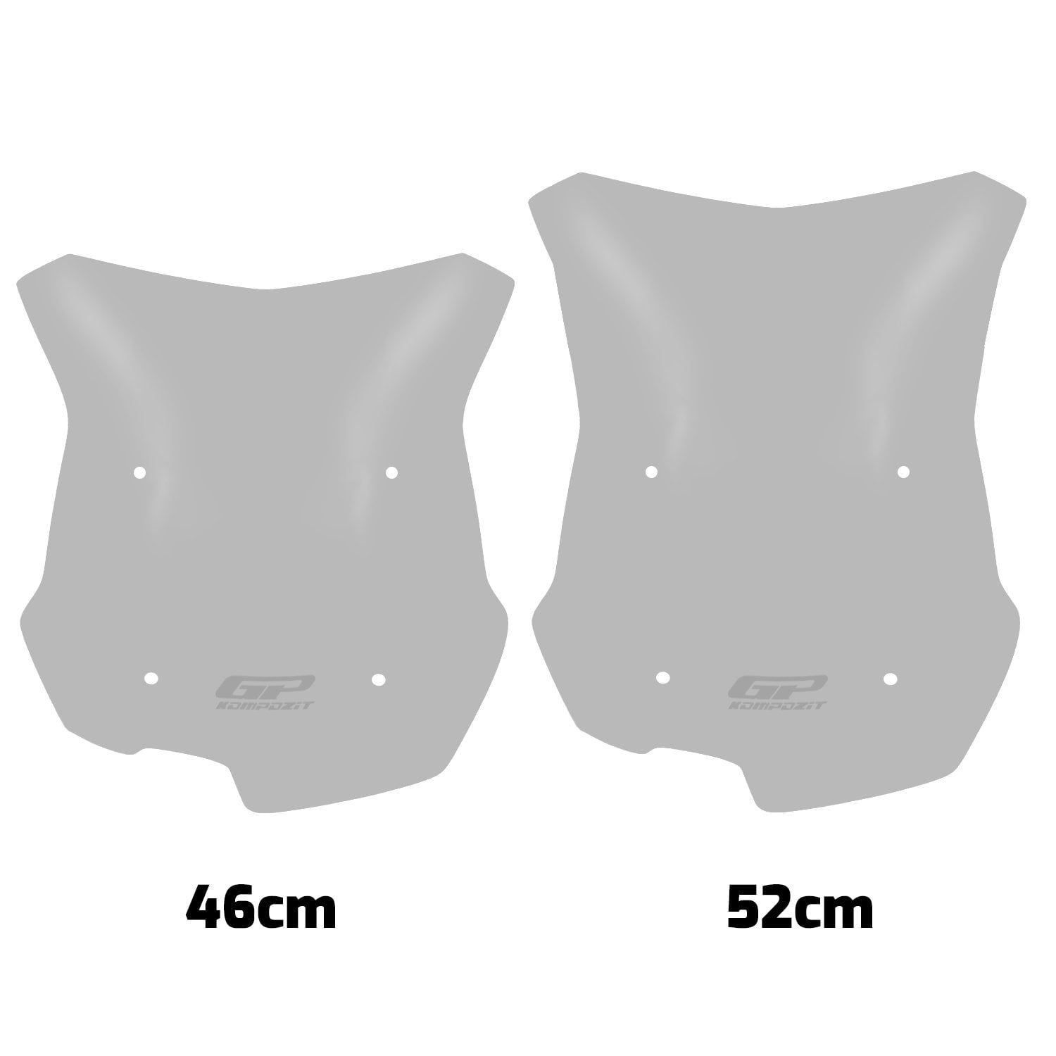 GP Kompozit BMW F 900 GS ADV 2024-2026 Uyumlu Ön Cam Füme