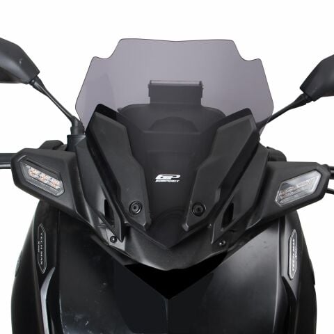 GP Kompozit Yamaha XMAX 250 2024-2025 Uyumlu Spor Ön Cam Füme