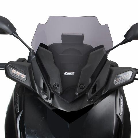 GP Kompozit Yamaha XMAX 250 2024-2026 Uyumlu Spor Ön Cam Füme