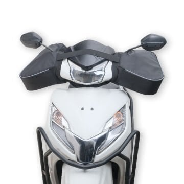 GP Kompozit Universal Naked / Max Scooter El Korumalı Rüzgarlık Siyah