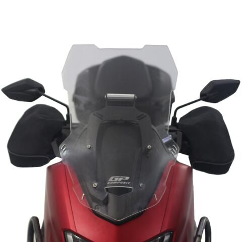 GP Kompozit Yamaha NMAX 125 / 155 2021-2024 Uyumlu Ön Cam Siyah