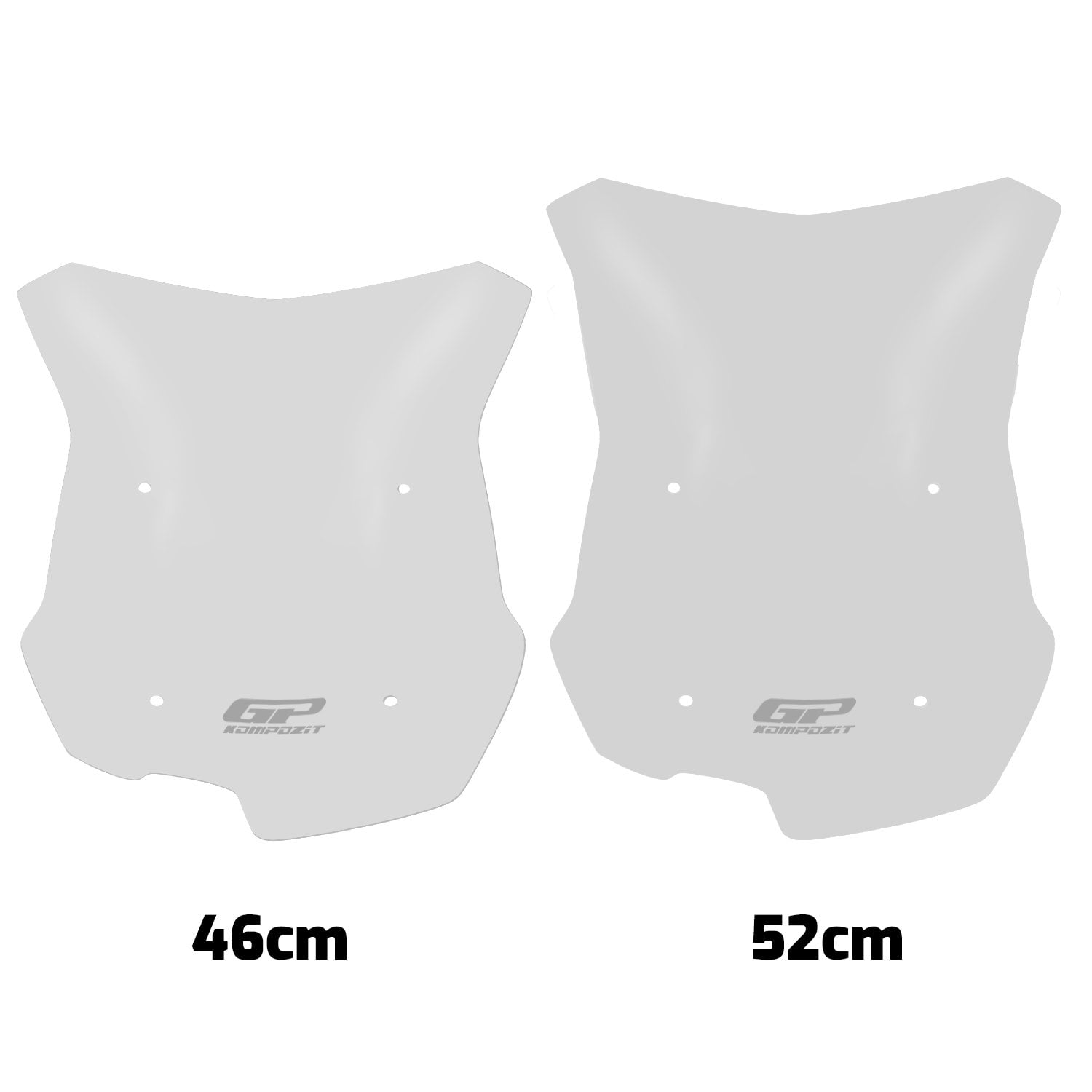 GP Kompozit BMW F 900 GS ADV 2024-2026 Uyumlu Ön Cam Şeffaf