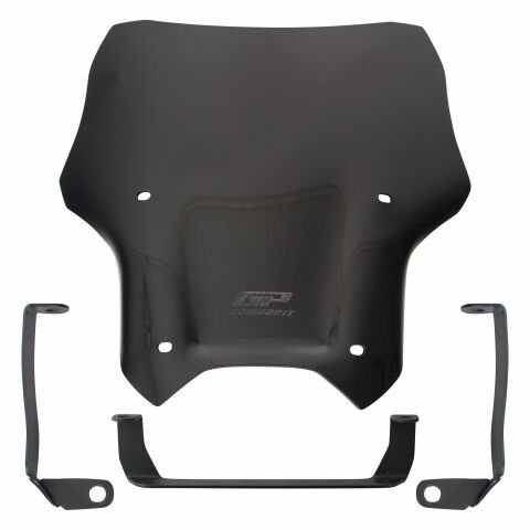 GP Kompozit CF Moto 250 NK 2023-2025 Uyumlu Spor Ön Cam Siyah