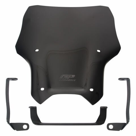 GP Kompozit CF Moto 250 NK 2023-2026 Uyumlu Spor Ön Cam Siyah