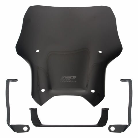 GP Kompozit CF Moto 250 NK 2023-2026 Uyumlu Spor Ön Cam Siyah