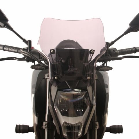 GP Kompozit CF Moto 250 NK 2023-2025 Uyumlu Spor Ön Cam Siyah
