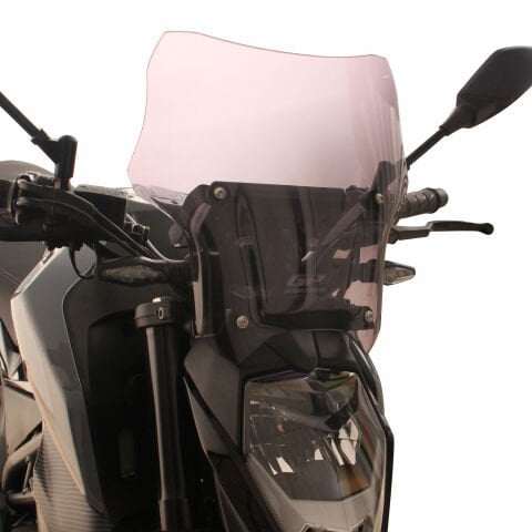 GP Kompozit CF Moto 250 NK 2023-2025 Uyumlu Spor Ön Cam Siyah