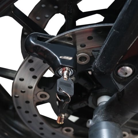 GP Kompozit DSK002 Universal Motosiklet Disk Kilidi Siyah