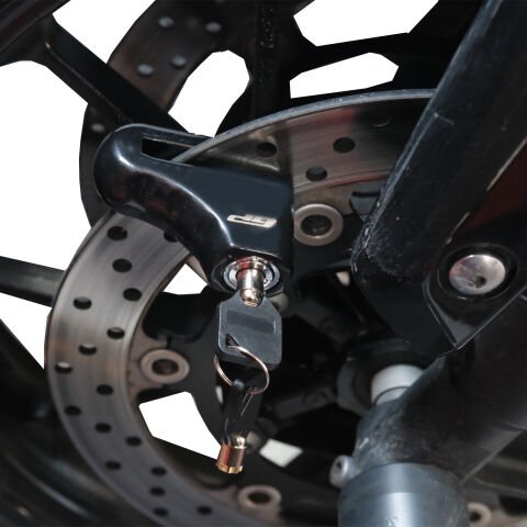 GP Kompozit DSK002 Universal Motosiklet Disk Kilidi Siyah