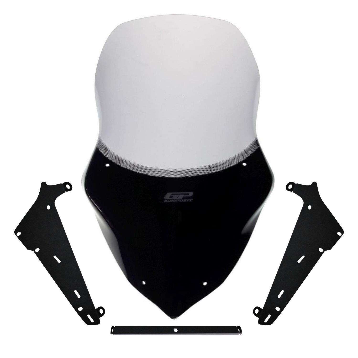 GP Kompozit SYM Jet 14 2017-2024 Uyumlu Baskılı Ön Cam Şeffaf